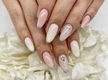 ディーネイル 京橋(D-nail)/【小川】上品大理石ネイル
