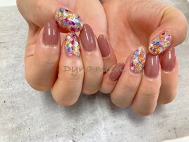 お花畑ネイル