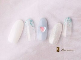 シェルシンプルアートネイル