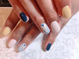 手描きアートネイル☆