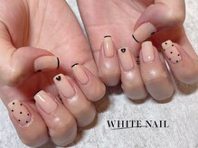 ホワイトネイル 武蔵小杉店(WHITE NAIL)/ドットネイル/はあとねいる