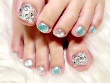 ファネル 京橋(FANELU)/ストーン 敷き詰め フットネイル