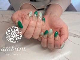 斜めフレンチネイル