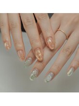 ｋｕｕｋｉ ｎａｉｌ【クウキネイル】透明感/ショートネイル/ニュアンス/kuuki流オーダーメイドプラン