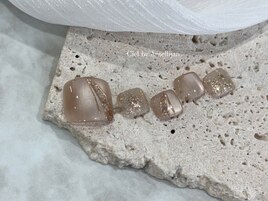 フラワーニュアンスフットネイル