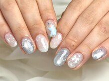 パダアット ヴァラネイル 天神南店(PADA at VALLANAIL)/星×リボンネイル/Y2Kネイル