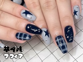 推し/概念/ガーリー/秋ネイル