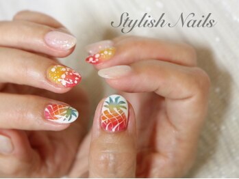 スタイリッシュネイルズ(Stylish Nails)/パイナップルネイル