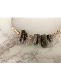 塗りかけ+ミラー+シェル