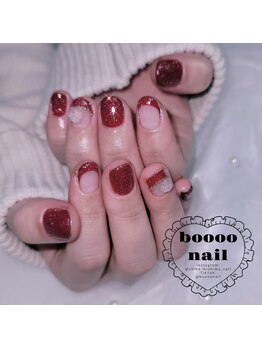 ブーネイル(boooo nail)/ボルドーネイル