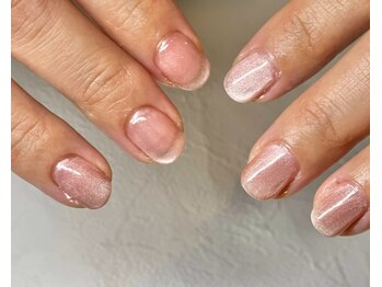 シアー/マグネットネイル/ピンク