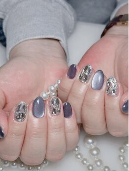 サムズアップネイル(thumbs up nail)の写真/【ソフトジェルオフ無料】アートコース¥5,680～シンプルでありながら差がつくワンランク上の指先に♪