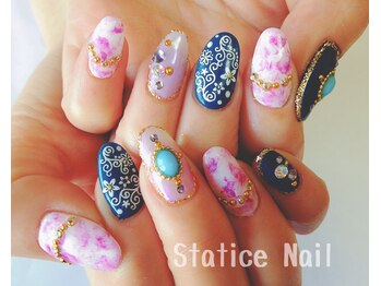 スターチス ネイル(Statice Nail)/フリーオーダーゴージャス