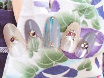 エムネイル(M Nail)/浴衣ネイル
