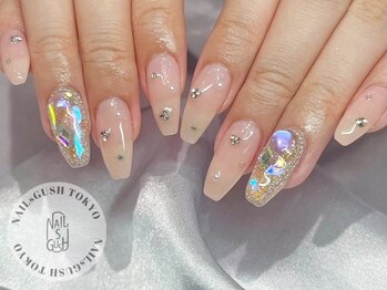 ネイルズガッシュトウキョウ 横浜西口店(NAILsGUSH TOKYO)/ワンホン/キラキラ/埋め尽くし