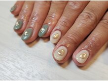 ネイル キッチン モモ(nail kitchen momo)の雰囲気（春色でニュアンスデザイン〇。＋）
