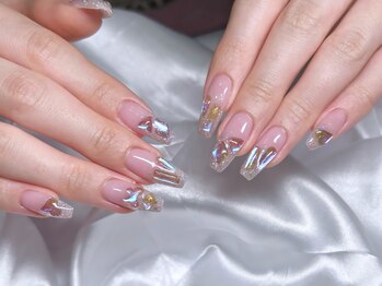 ラメグラ/きらきら/長さだし