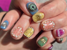 F手描きハロウィンネイル14980円