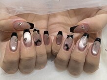 レゴリス ルナ 天神大名(REGOLITH LUNA)/ブラックフレンチネイル