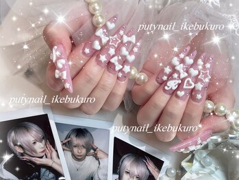プティネイル 池袋(Puty Nail)/3Dおまかせ☆イニシャルネイル