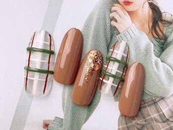 ネイルサロンフォーユー(for u)/韓国風チェック￥６９８０