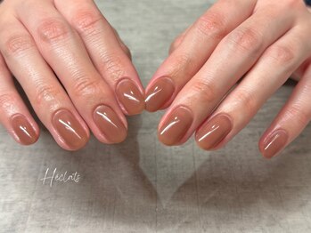 エクラス 銀座(Heclats)/ワンカラー/ベージュ/ピンク