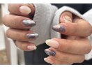 ニュアンスチェックネイル