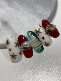 クリスマスネイル