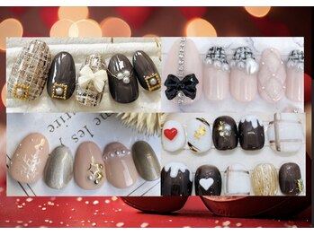 季節ネイルシンプルアート10本