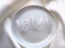 ネイル スパ ココプラス(Nail spa Cocoplus)/シンプルうるうるキラキラネイル