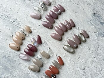 ブリリオ 三崎店(Brilho)の写真/人気のシンプルデザインコース♪マグネットの種類も豊富★フィルインで爪を労りながらネイルを楽しめます◎