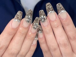 黒レース/クロム/staff:takeda