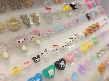 ジョアアンジェ 心斎橋店(joie ange)の雰囲気（キャラクターパーツや推しネイルにぴったりなパーツも多数ご用意）