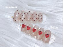 ドールネイル(DOLL NAIL)/アシンメトリーデザイン