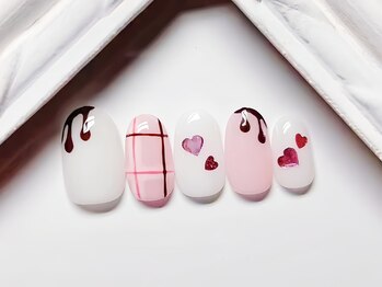 バレンタイン一押しの定額ネイル