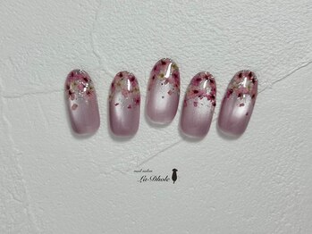 ラドール(La Dhole)/押し花グラデーション