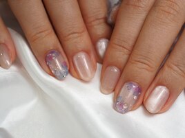 紫陽花ネイル