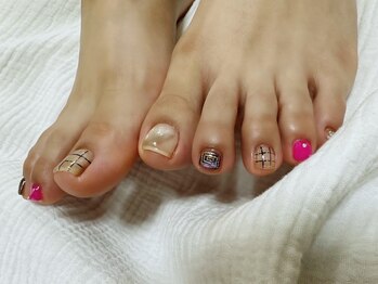 アムネイル(am.nail)/フットネイル10本アート