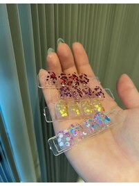 holo design nails -ホロ