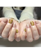 リミズネイルビューティー 名駅店(RimisNailxbeauty)/シンプルチェックデザイン