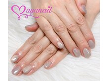 アヤネイル(ayanail)/クリーミーマグネットネイル！！