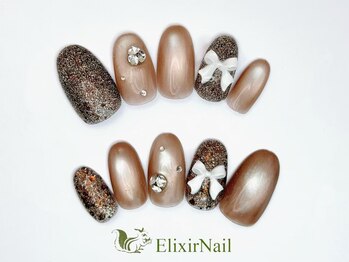 エリクサーネイル 渋谷(Elixir Nail)/定額aシンプル/クーポン使用