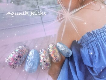 アグニークリッシェ(Agunik Riche)/【ぎらぎらネイル】