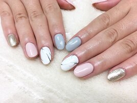 大理石風ネイル￥7980