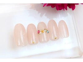 シンプル☆大理石風ネイル