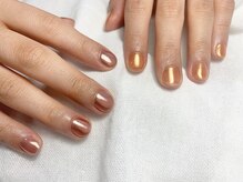 ユージューネイルルーム(UJU nail room)/ミラーワンカラー クリア