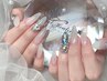 【スカルプ】4本アート◆持ち込みデザインOK ¥9800