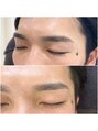 パースラブアイラッシュ(PERS'LOV eyelash) men's eyebrow styling