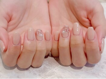 ラルネイル 大宮(Lull. nail)/#ツイードネイル