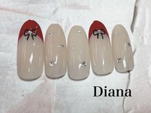 ディアナ ひたちなか高場店(DIANA)/定額ネイル　7,700円　A-135